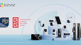 Diberi penghargaan oleh K-Digital Brand Award dan Singapore Good Design Award, EZVIZ kembali …