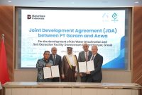 Acwa menandatangani perjanjian pengembangan bersama dengan PT GARAM untuk proyek integrasi desalinasi air …