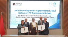 Acwa menandatangani perjanjian pengembangan bersama dengan PT GARAM untuk proyek integrasi desalinasi air …