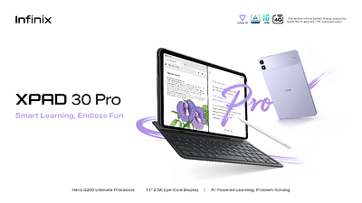 Infinix Resmi Luncurkan XPAD 30 Pro Secara Global, Tablet Serbaguna untuk Belajar dan …