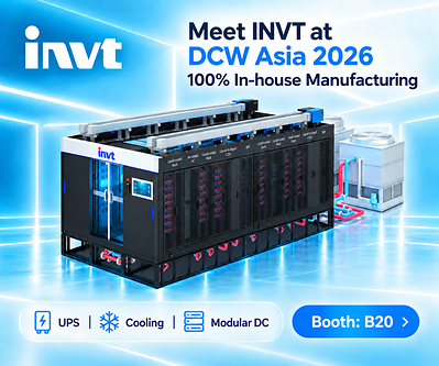 INVT Hadirkan Solusi Kelistrikan dan Liquid Cooling untuk Modernisasi Pusat Data di Ajang …
