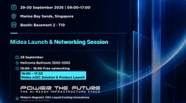 Midea Perkenalkan “Power-Cooling Hyperconvergence Architecture” Pertama di Industri di Ajang Data Center World …