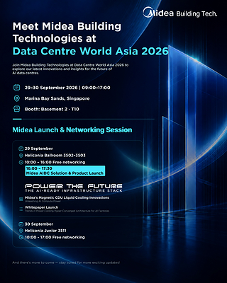 Midea Perkenalkan “Power-Cooling Hyperconvergence Architecture” Pertama di Industri di Ajang Data Center World …