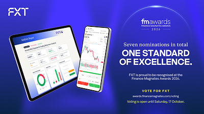 FXT Raih Nominasi Resmi Finance Magnates Awards 2026 Kategori Broker of the Year, …