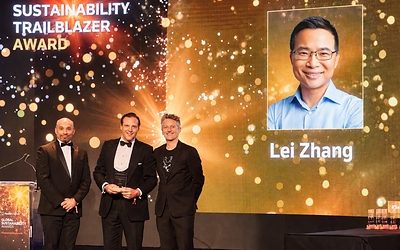Pendiri dan CEO Envision Lei Zhang Raih Penghargaan “Sustainability Trailblazer” di Ajang Reuters …